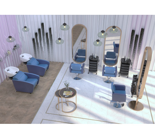 Парикмахерская мойка МД-123 без регулировки, с прострочкой и утяжкой