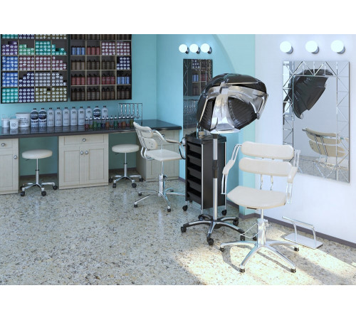 Стул мастера АСТЕК низкий, хром