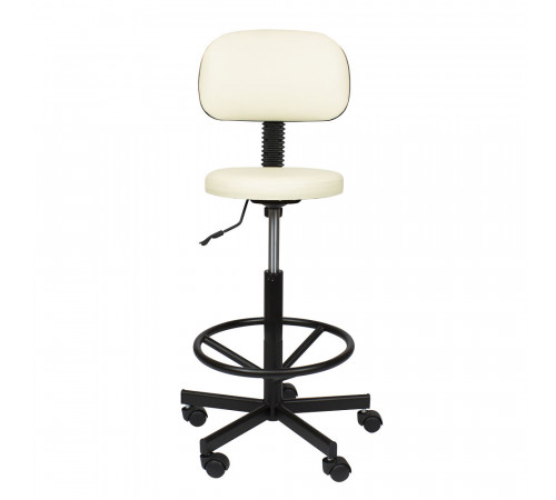 Стул мастера АСТЕК высокий с опорой для ног и спинкой