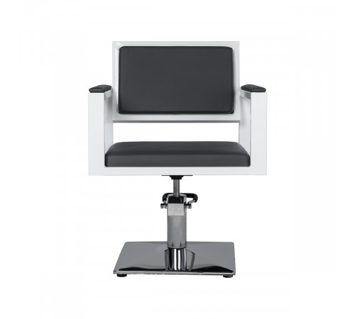 Парикмахерское кресло Дуглас на белом каркасе