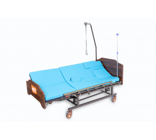 MET REMEKS Медицинская кровать для ухода за лежачими больными с переворотом, туалетом и матрасом