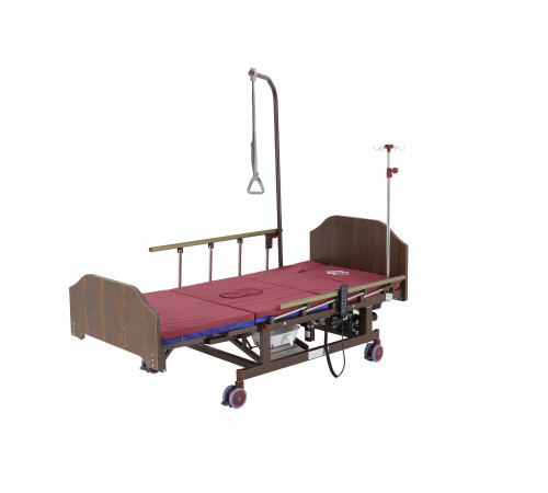Кровать электрическая DB-11А (МЕ-5228Н-10) ЛДСП Венге с боковым переворачиванием, туалетным устройством и функцией «кардиокресло»