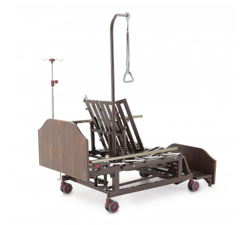 Кровать механическая Е-45А (ММ-5124Н-10) с боковым переворачиванием, туалетным устройством и функцией «кардиокресло»