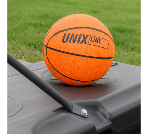 Мяч баскетбольный UNIX Line размер 7 с насосом в комплекте