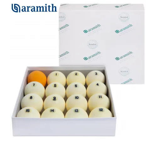 Шары Aramith Standard Pyramid Ø60.3 мм Желтый биток