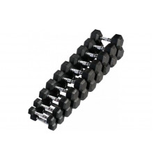 Набор гантелей гексагональных (пары) от 1-10 кг VF-SET110