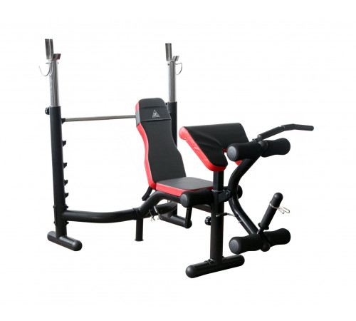 Скамья со стойками под штангу DFC D3101