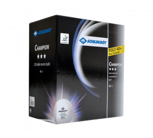 Мячики для н/тенниса DONIC Champion 3* (120 шт)