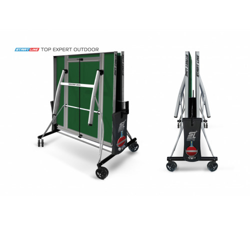 Теннисный стол Top Expert Outdoor green всепогодный