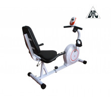 Велотренажер DFC B504RWO магнитный (белый корпус, оранжевая полоса)