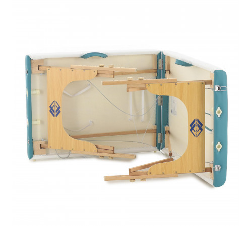 Массажный стол складной деревянный JF-AY01 2-х секционный (светлая рама)