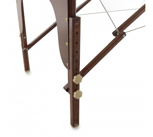 Массажный стол складной деревянный JF-AY01 2-х секционный (темная рама)