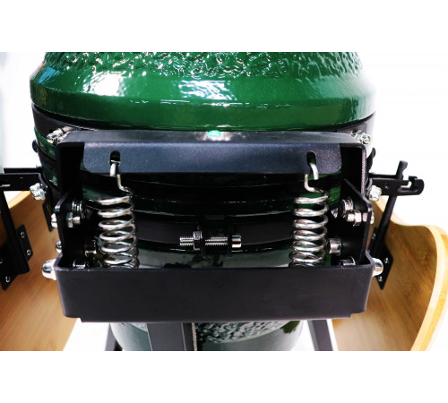 Керамический гриль-барбекю 16 дюймов (зеленый) (39,8 см)