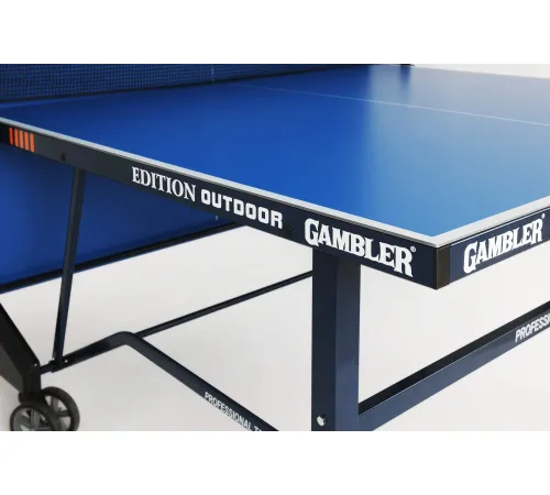 Всепогодный премиальный теннисный стол EDITION Outdoor blue с синей столешницей