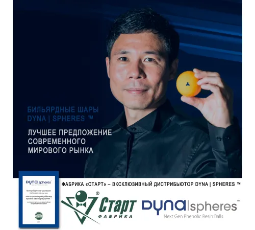 Шары Dynaspheres Prime Pyramid 68 мм Желтый биток