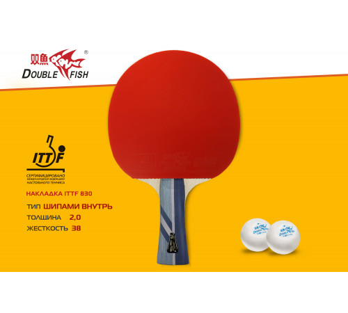 Ракетка для н/т Double Fish (3A+C серия)